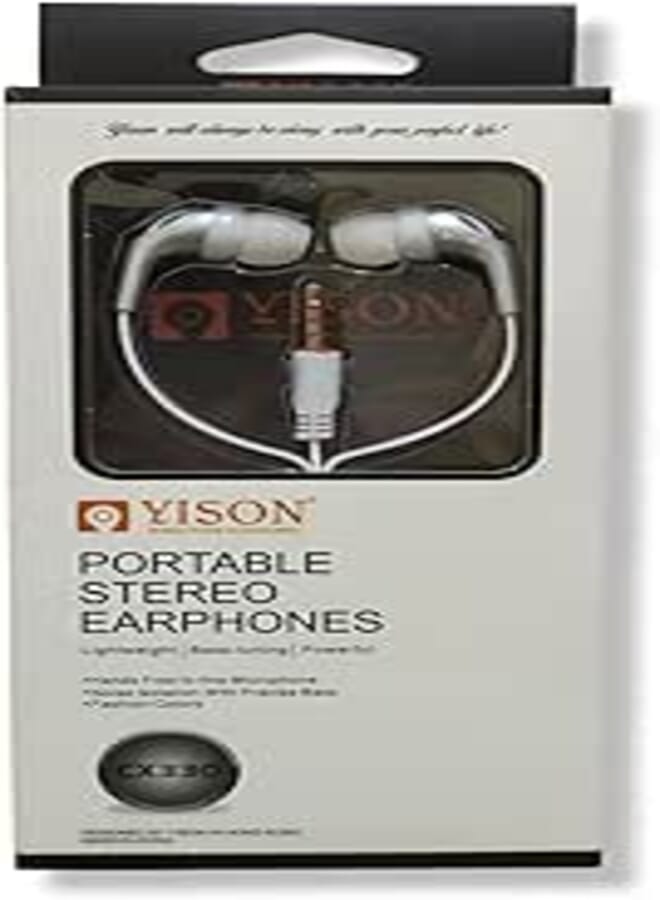 Yison CX330 In-Ear Headphone White